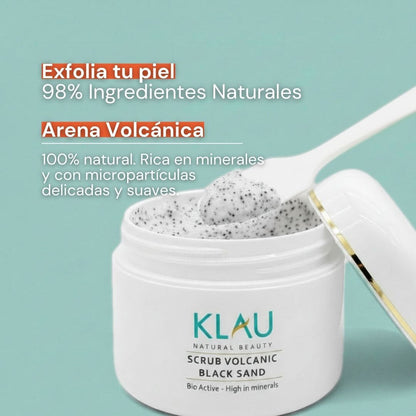 Scrub Volcanic Black Sand