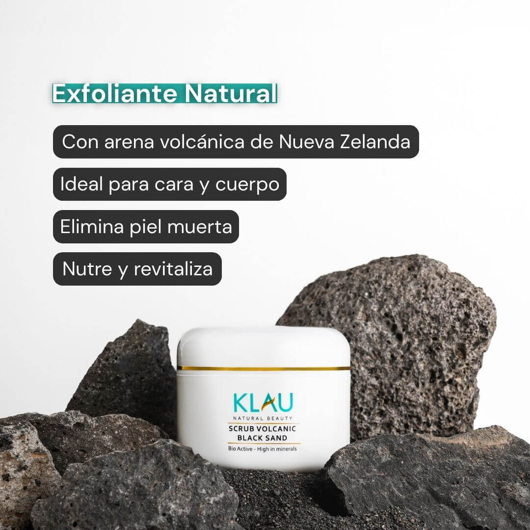 Scrub Volcanic Black Sand